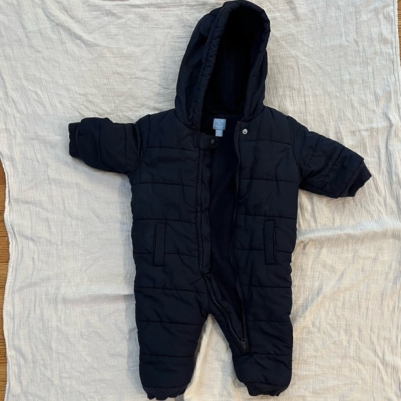 Other - Onesie snowsuit - Navy - 9-12 months with cute ears on hood